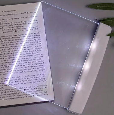 Luz de lectura con pantalla LED con protección ocular